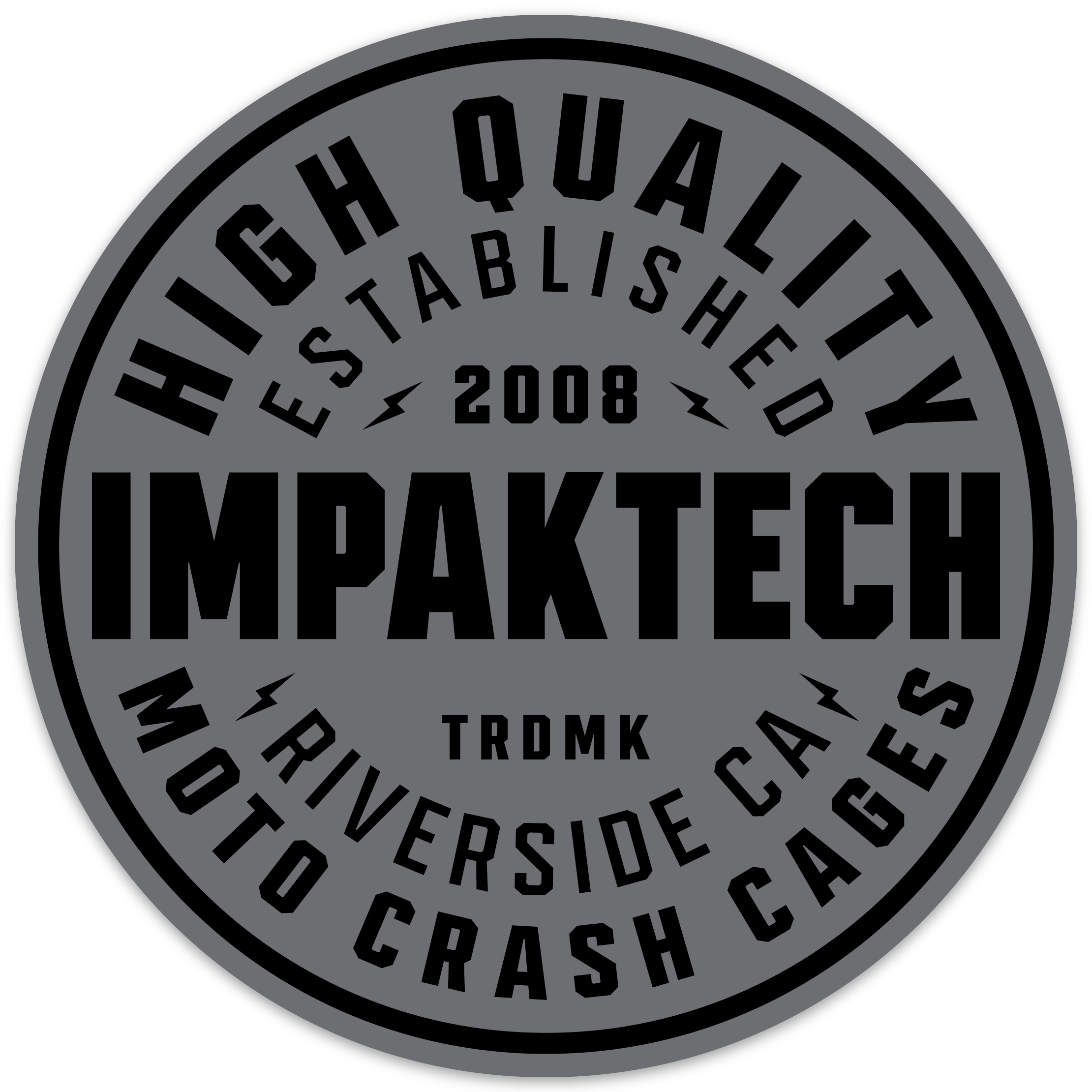 Moto Crash Cage Sticker