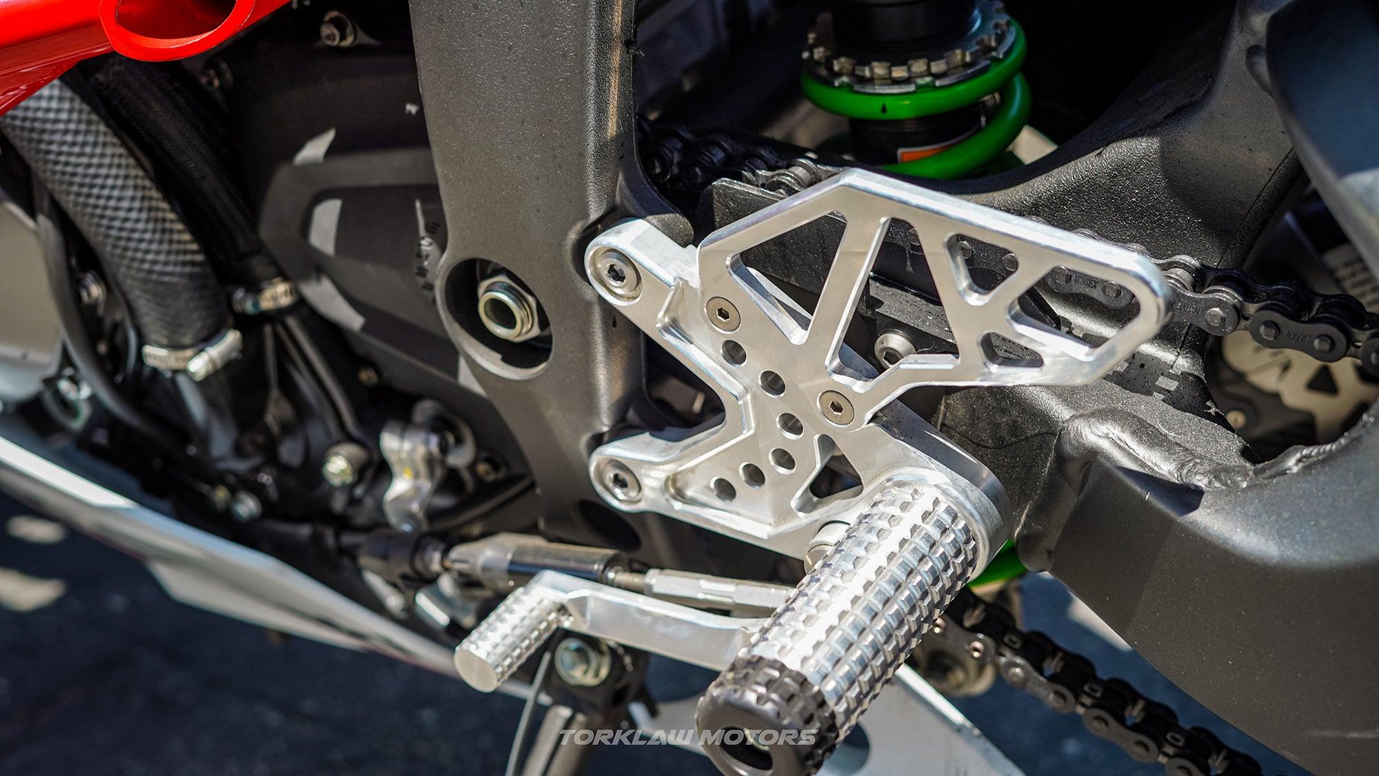 Kawasaki ZX6R Rear Sets (2005-2022) - ImpakTech