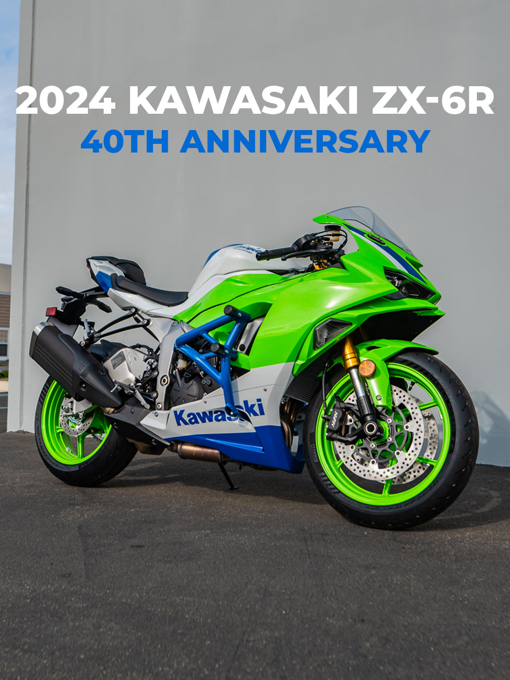 2024 Kawasaki ZX6R 40th Anniversary Crash Cage